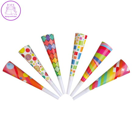 Trumpety mix motivů 19 cm (6 ks)