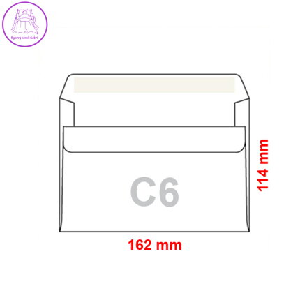 Obálka C6 / 25 samolepicí