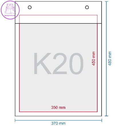 Obálka bublinková K20, 370 x 480 mm (350 x 470)