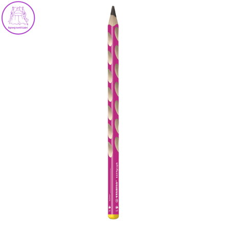 Tužka grafitová STABILO EASYgraph pro leváky - růžová