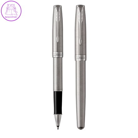 Roller PARKER Sonnet Stainless Steel CT -F- black