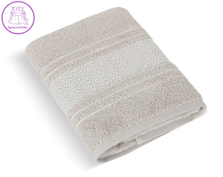 Froté osuška Mozaika 70x140cm 550g béžová