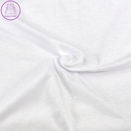 Jersey prostěradlo bílé