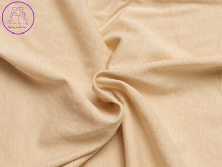 Jersey prostěradlo světle béžové