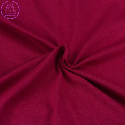 Jersey prostěradlo vínové