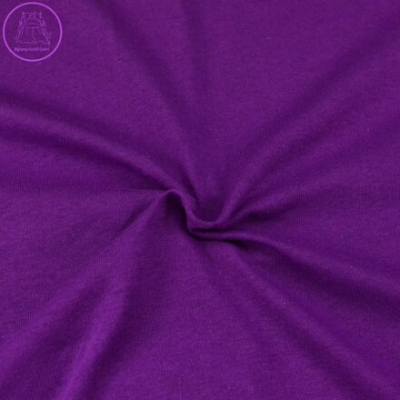 Jersey prostěradlo tmavě fialové