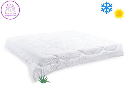 Francouzská přikrývka Aloe Vera celoroční 200x200cm 1200g