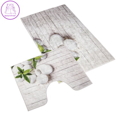 Koupelnová sada předložek 3D 60x100+60x50cm Jadran