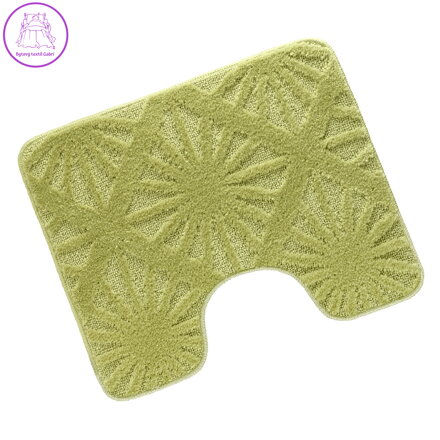 Předložka před WC 60x50cm Paprsky zelené