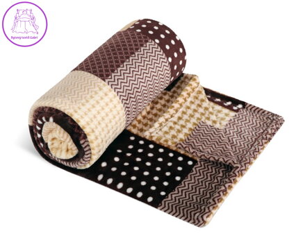 Deka Kemping 150x200 cm kostka béžová