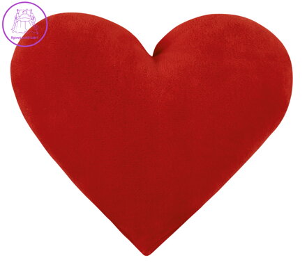 Polštářek srdíčko červené