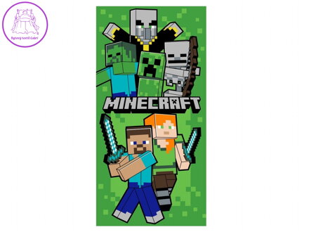 Jerry Fabrics Osuška Minecraft Lets Survive 70x140 cm