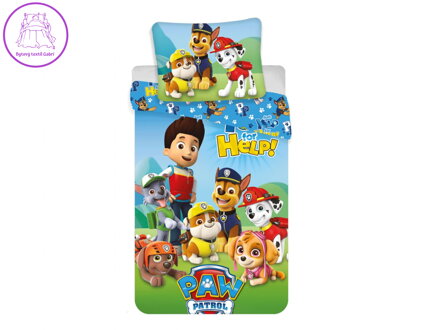Jerry Fabrics Povlečení Paw Patrol 137 140x200, 70x90 cm
