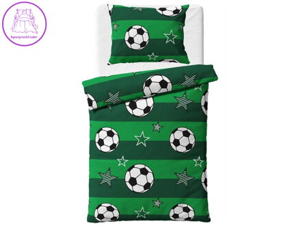 Povlečení bavlna Fotbal 140x200, 70x90 cm