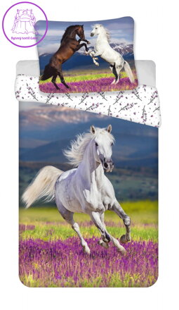 Jerry Fabrics Povlečení fototisk Horse Meadow 140x200, 70x90 cm