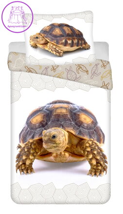 Jerry Fabrics Povlečení fototisk Želva 140x200, 70x90 cm