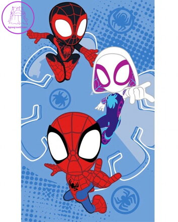 Carbotex Dětský ručník Spidey Pavoučí síla 30x50 cm