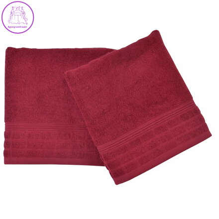 Praktik Ručník RINGO 50x100 cm bordó