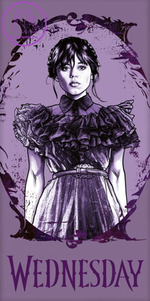 Jerry Fabrics Osuška Wednesday Purple 70x140 cm