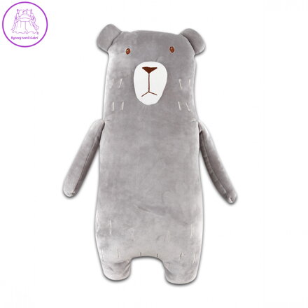 Svitap Polštářek mikrospandex Medvěd šedý 53 cm