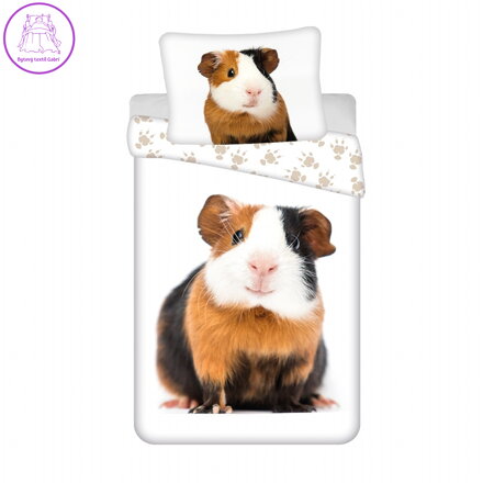 Jerry Fabrics Povlečení fototisk Morče 03 140x200, 70x90 cm