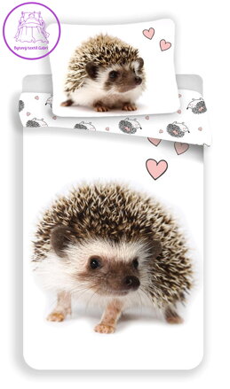 Jerry Fabrics Povlečení fototisk Ježeček 140x200, 70x90 cm
