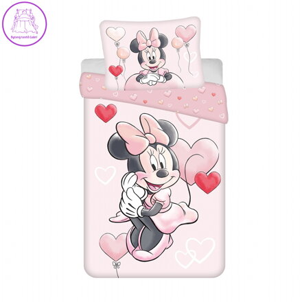 Jerry Fabrics Povlečení Minnie Balloon 02 140x200, 70x90 cm