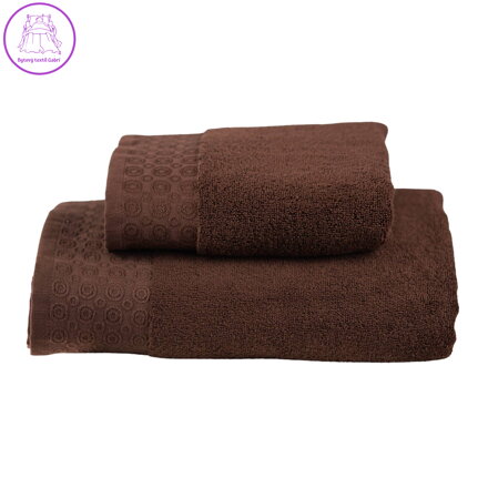 PEMITEX Ručník SPA tmavě hnědá 50x90 cm