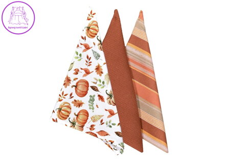 Forbyt Utěrky Malé dýně 25397 45x70 cm 3 ks