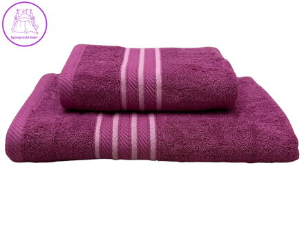 Osuška RELAX 70x140 cm světle fialová