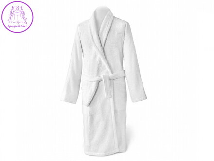 Froté župan Jerry bílá velikost M