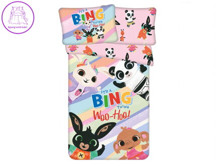Povlečení do postýlky Králíček Bing It is a thing baby 100x135, 40x60 cm
