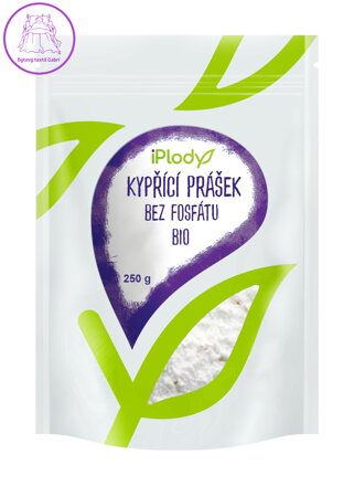 iPlody BIO kypřicí prášek do pečiva bezfosfátový  - bez lepku 250g