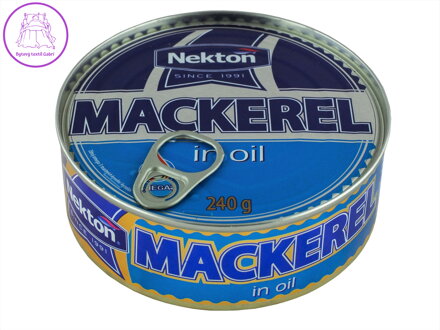 Makrela v rostlinném oleji 240g