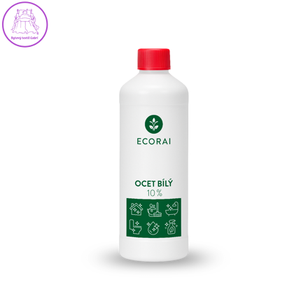 Ecorai Ocet bílý 10 % láhev 1 l