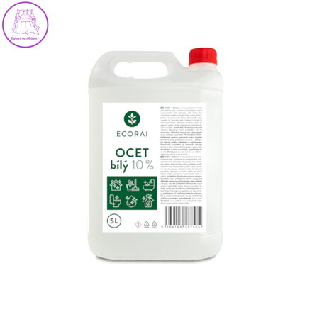 Ecorai Ocet bílý 10 % kanystr 5 l