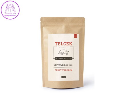 TELCEK MASOVÉ VEPŘOVÉ CHIPSY 50g | CHILLI