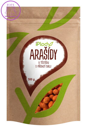 iPlody Arašídy v těstíčku s příchutí chilli 500g