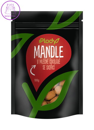 iPlody Mandle v mléčné čokoládě se skořicí 100g