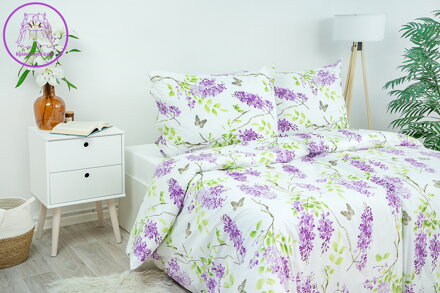 Povlak na polštář bavlněný Stanex fresha fialová (LS264), 40 x 40 cm, Knoflíkové