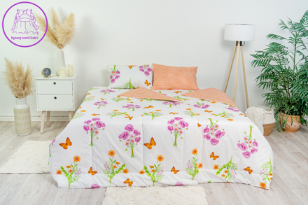 CLASSIC letní set Stanex jaro oranžové (LS245) 140 x 200 + 40 x 60