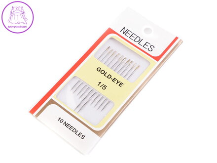 Jehly šicí ostré, zlatá ucha