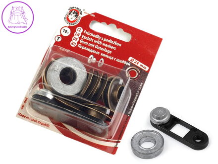 Průchodky s podložkou vnitřní Ø12 mm / vnější Ø24 mm