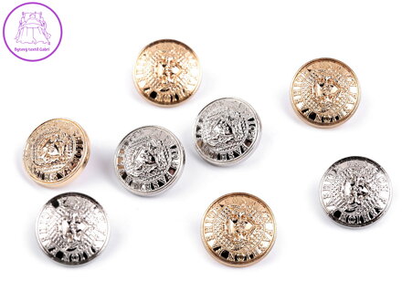 Kovový knoflík velikost 24"