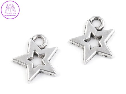 Přívěsek 12x12 mm hvězda