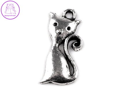 Přívěsek kočka 12x25 mm