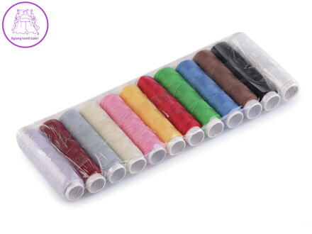 Polyesterové nitě návin 45 m 40/2