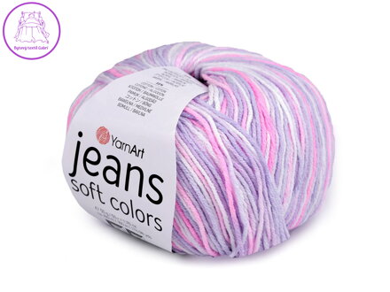 Pletací příze Jeans Soft Color 50 g