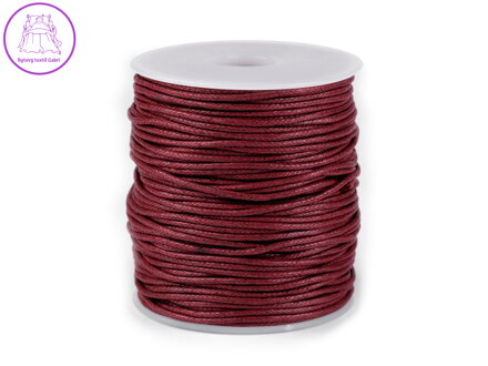 Šňůra bavlněná Ø2 mm voskovaná