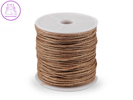 Lněný provázek Ø2 mm hlazený 100% len